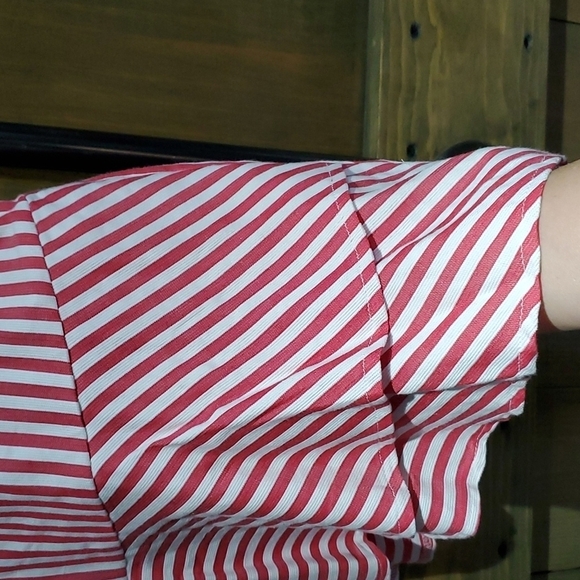 LUCY PARIS CANDY STRIPED COASTAL  DRESS SIZE LARGE - Picture 4 of 8